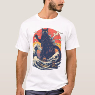 Funny Giant Cat Catzilla Shirt