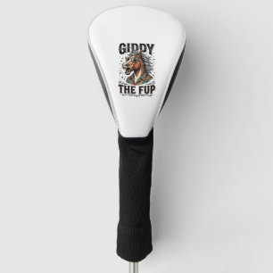 Funny Giddy The Fup Horse Vintage Engraving Shirt_ Golf Head Cover