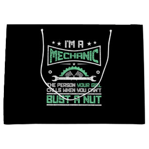 Funny Gift 4 Mechanics Adult Humour Gift Large Gift Bag