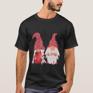 Funny Gift Falling In Love Of Two Gnomies T-Shirt
