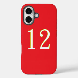funny gift for all fans player have number 12 iPhone 16 case