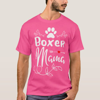Funny Gift For Boxer Moms Furry Paw Gift T-Shirt