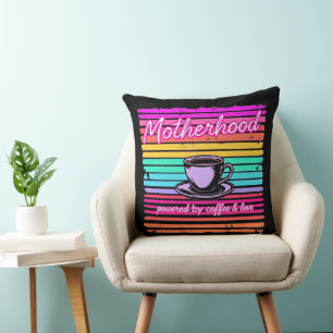Funny Gift For Coffee Moms   Unique Mother's Day Cushion