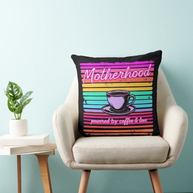 Funny Gift For Coffee Moms | Unique Mother's Day Cushion (Chair)