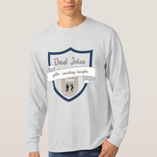 Funny Gift for Dad Father | Long Sleeve Tee (Front)