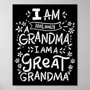 Funny gift for grandmother mother's day. poster
