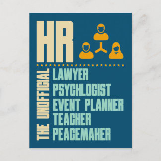 Funny Gift For HR Person | HR Manager Gift Idea Postcard