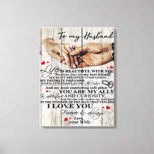 Funny Gift For Man   Funny Quotes To Husband   Canvas Print