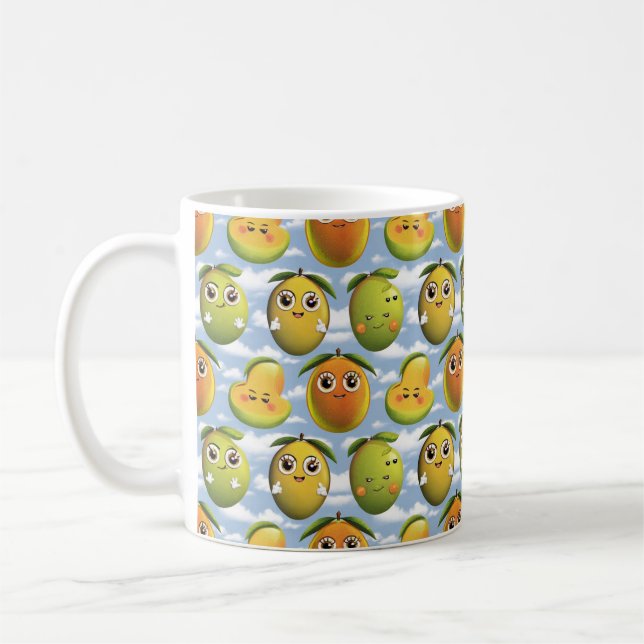 Funny Gift for Mango Lovers Coffee Mug (Left)