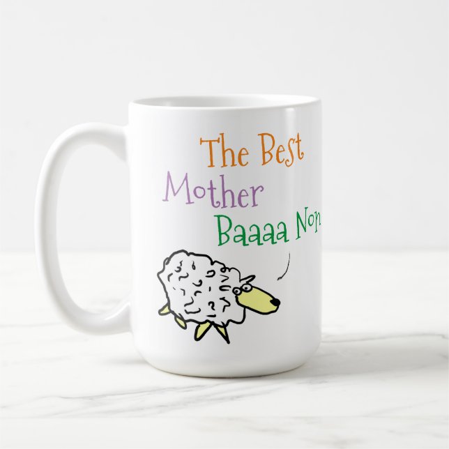 Funny Gift for Mum - Best Mother Coffee Mug (Left)