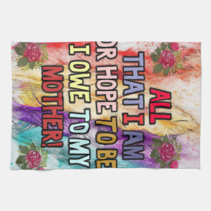 Funny Gift For Mum   Funny Quotes To Mummy   Tea Towel