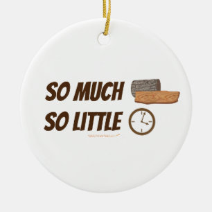 Funny Gift for Wood Worker Turner Carpenter Handy Ceramic Tree Decoration