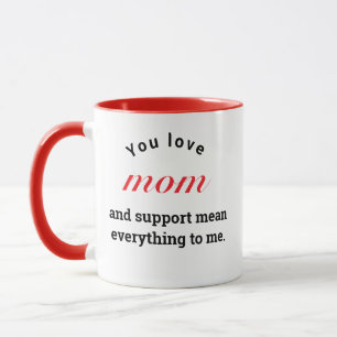 Funny  Gift To mum Typography Mothers Day Mug