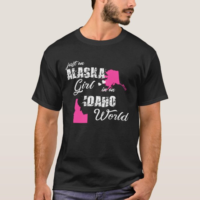 Funny Gifts Alaska Shirts Just an Alaska girl in a (Front)