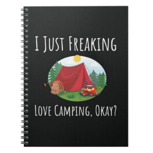 Funny Gifts For A Camping Lover Camper Adventure Notebook