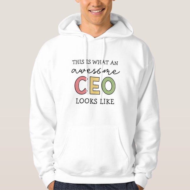 Funny Gifts for CEO | Awesome CEO Boss Gifts Hoodie (Front)