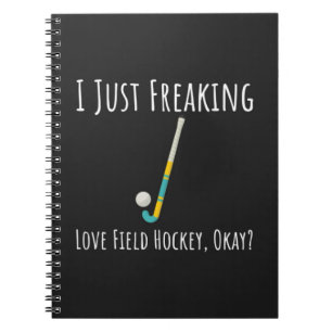 Funny Gifts For Field Hockey Players Sport Team Notebook