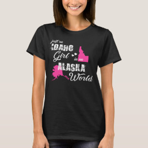 Funny Gifts Idaho Shirts Just an Idaho girl in an 