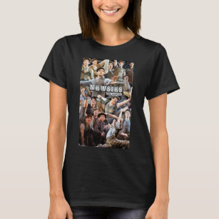 Funny Gifts Newsies Broadway Musical Collage T-Shirt