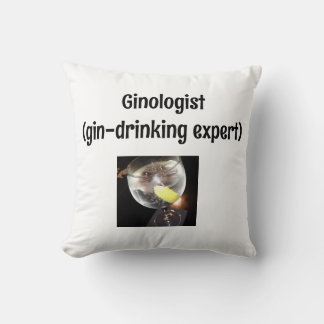 Funny Gin Drinking Cushion