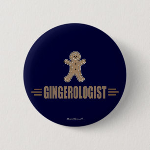 Funny Gingerbread 6 Cm Round Badge