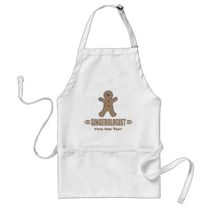 Funny Gingerbread Cookie Lover's Adult Apron