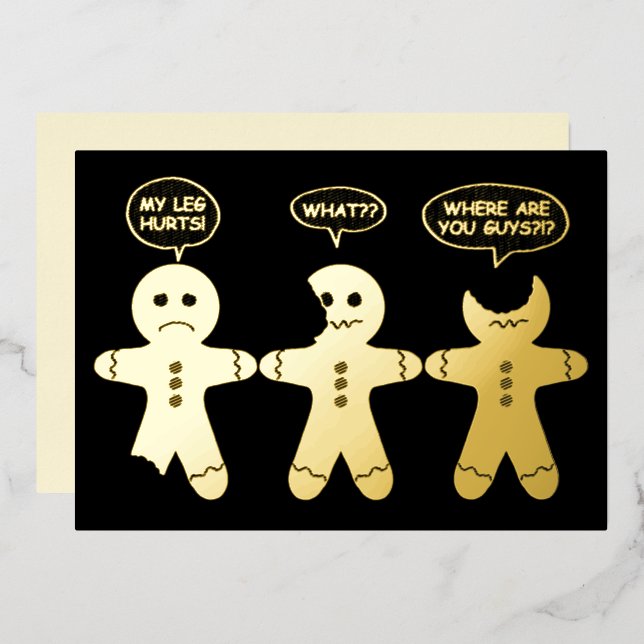 Funny Gingerbread Everything is Fine  (Front/Back)