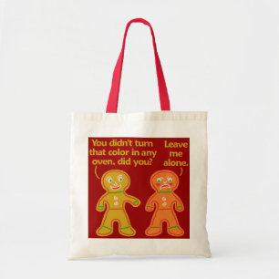 Funny Gingerbread Fake Tan Christmas Tote Bag