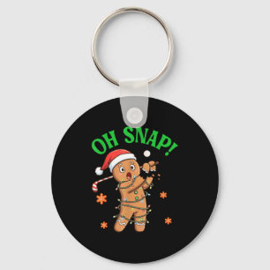 Funny Gingerbread Golf Christmas Cookie Oh Snap Sa Key Ring