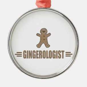 Funny Gingerbread House Metal Tree Decoration