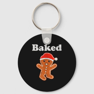 Funny Gingerbread Man Baked Cookie Baking Adult Ch Key Ring