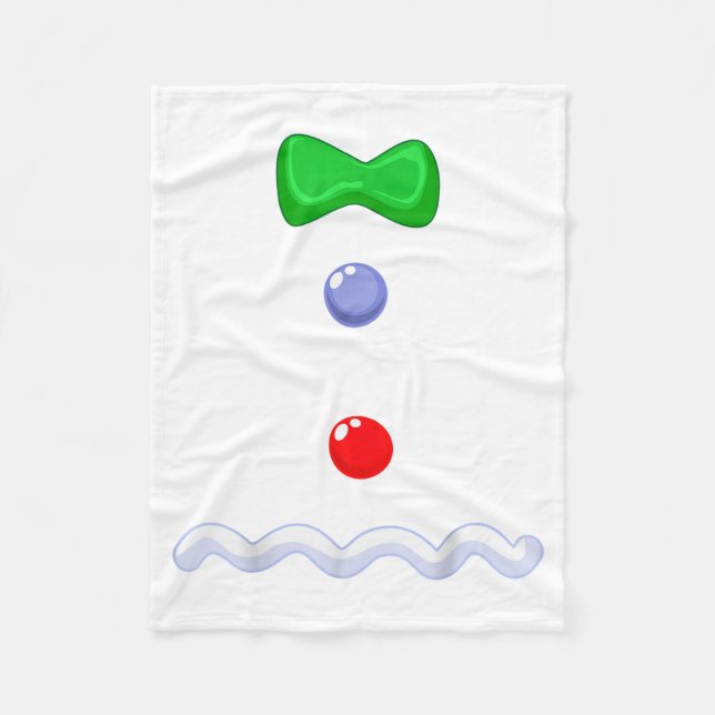 Funny Gingerbread Man Christmas Costume  Fleece Blanket (Front)