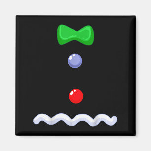 Funny Gingerbread Man Christmas Costume Magnet