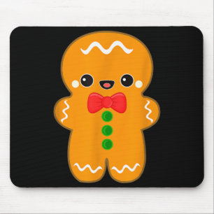 Funny Gingerbread Man Christmas Men Women Adult Yo Mouse Pad