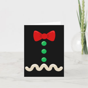 Funny Gingerbread Man Costume Christmas Xmas Men W Card