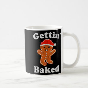 Funny Gingerbread Man Gettin Baked Cookie Baking C Coffee Mug