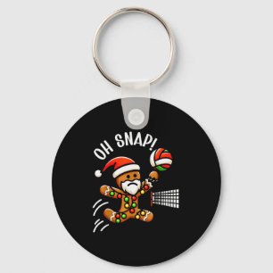 Funny Gingerbread Man Pajamas &amp; Pjs Xmas Holid Key Ring