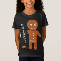 Funny Gingerbread Oh Snap Christmas Pun