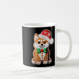 Funny Gingerbread Siberian Husky Dog Christmas Wom Coffee Mug