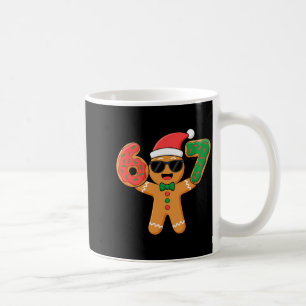 Funny Gingerbread Six Seven 67 Ice Cream Drip Chri Coffee Mug
