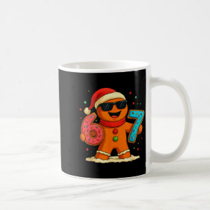 Funny Gingerbread Six Seven 67 Ice Cream Drip Chri Coffee Mug
