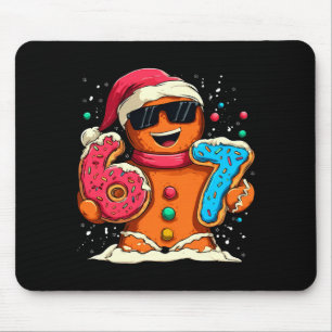 Funny Gingerbread Six Seven 67 Ice Cream Drip Chri Mouse Pad