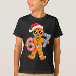 Funny Gingerbread Six Seven 67 Ice Cream Drip Chri T-Shirt