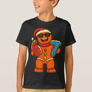 Funny Gingerbread Six Seven 67 Ice Cream Drip Chri T-Shirt