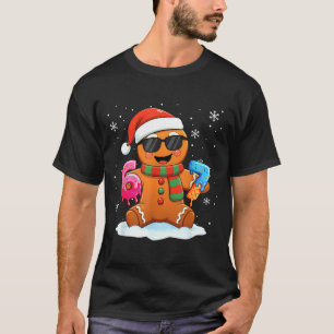 Funny Gingerbread Six Seven 67 Ice Cream Drip Chri T-Shirt