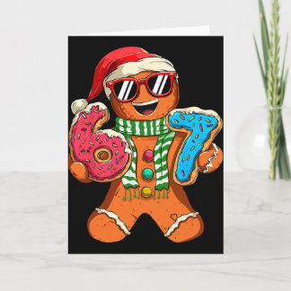 Funny Gingerbread Six Seven 67 Meme Ice Cream Chri Card