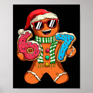 Funny Gingerbread Six Seven 67 Meme Ice Cream Chri Poster