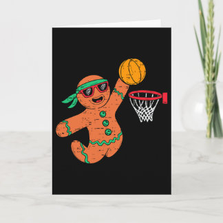 Funny Gingerbread Sketll Christmas Xmas Mens Boys  Card