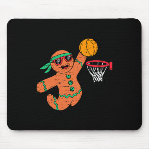 Funny Gingerbread Sketll Christmas Xmas Mens Boys Mouse Pad