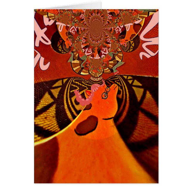  Funny Giraffe: A Kaleidoscopic African Charm (Front)